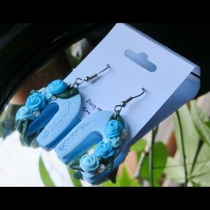 Handmade polymer clay earrings